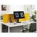 Pannello Divisorio Per Scrivania Giallo 160 X 40 Cm Wally - Foto miniatura 1