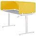 Pannello Divisorio Per Scrivania Giallo 160 X 40 Cm Wally - Foto miniatura 4