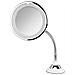 ESP 1020 specchietto per trucco Ventosa Rotondo Argento, Bianco - Foto miniatura 1