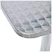 Tavolo Bar Alu Square In Alluminio Quadrato 60x60xh70 Cm Garden Deluxe Collection - Foto miniatura 4