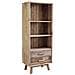 Libreria In Legno Di Pino A 3 Ripiani Con 2 Cassetti Linea Classic - Foto miniatura 1