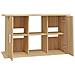 Supporto Acquario 101x41x58 Cm Legno Multistrato Rovere Sonoma - Foto miniatura 4