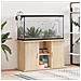 Supporto Acquario 101x41x58 Cm Legno Multistrato Rovere Sonoma - Foto miniatura 8