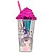 Tazza Bicchiere In Plastica Con Canuccia Da 380ml Bambina Unicorno Acqua Rosa - Foto miniatura 3