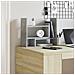 Organizer Scrivania Grigio Cemento 38,5x17x39 Legno Multistrato - Foto miniatura 3