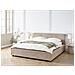 Letto Bouclé Mirande 160 X 200 Cm Tortora - Foto miniatura 1