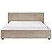 Letto Bouclé Mirande 160 X 200 Cm Tortora - Foto miniatura 5