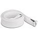 Manicotto intrecciato con cerniera lampo resistente al calore 1 m x 30 mm bianco - Foto miniatura 1