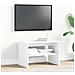 Mobile Porta Tv Bianco 60x40x40 Cm In Legno Multistrato - Foto miniatura 3