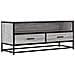 Mobile Tv Grigio Sonoma 100x34,5x40cm Legno Multistrato Metallo - Foto miniatura 2