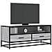 Mobile Tv Grigio Sonoma 100x34,5x40cm Legno Multistrato Metallo - Foto miniatura 1