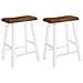 Lusso Casadino -  Sgabelli Da Bar 2 Pz In Legno Massello - Foto miniatura 2