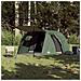 Tenda da Campeggio a Tunnel per 4 Persone Verde Impermeabile - Foto miniatura 2