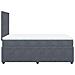 Giroletto a Molle con Materasso Grigio Scuro 120x190 cm Velluto - Foto miniatura 7