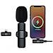 Microfono Lavalier Wireless Con Connettore Type-c - Microfono A Clip Per Streaming Live E Registrazione - Foto miniatura 3