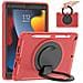 Custodia Per Ipad 10.2"" Armata Con Supporto Girevole Rosso - Foto miniatura 1