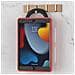 Custodia Per Ipad 10.2"" Armata Con Supporto Girevole Rosso - Foto miniatura 3