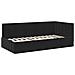 Cornice del letto ad angolo Nero 90 x 200 cm Velluto - Foto miniatura 1