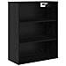 Credenza Rovere Nero 69,5 x 34 x 180 cm Legno multistrato - Foto miniatura 7
