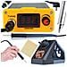 Stazione Saldante Lcd 75w Orange Akbash T12 - Grotto T12, Funzione Sleep | Temperatura 200-480°c | Kit 14 In 1 Per Elettronica E Diy - Foto miniatura 7