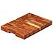Tagliere 42x30x4 cm in Legno Massello di Acacia - Foto miniatura 2