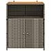 Armadietto Grigio 70 x 50 x 87 cm Poliestere e Rattan Roly - Foto miniatura 3