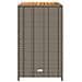 Armadietto Grigio 70 x 50 x 87 cm Poliestere e Rattan Roly - Foto miniatura 4