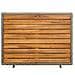 Armadietto Grigio 70 x 50 x 87 cm Poliestere e Rattan Roly - Foto miniatura 5