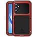 Pellicola Protettiva per Galaxy A34 5G - Silicone+Metallo, Rosso, Antiurto - Foto miniatura 1
