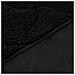 Duvet Invernale Nero 200 x 240 cm Microfibra e Fleece Teddy - Foto miniatura 5