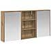 Set di Armadi da Bagno con lo scaffale 3 pcs 126 x 16 x 62.5 cm - Foto miniatura 1