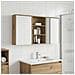 Set di Armadi da Bagno con lo scaffale 3 pcs 126 x 16 x 62.5 cm - Foto miniatura 2