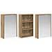 Set di Armadi da Bagno con lo scaffale 3 pcs 126 x 16 x 62.5 cm - Foto miniatura 5