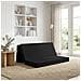 Divano Letto Pieghevole 180 x 67 x 45 cm Nero - Foto miniatura 2