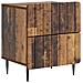 Armadio da Notte 2 pcs Legno antico 43 x 34,5 x 49,5 cm - Foto miniatura 3