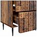 Armadio da Notte 2 pcs Legno antico 43 x 34,5 x 49,5 cm - Foto miniatura 9