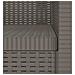 Poltrona a 1 Posto Aspetto Rattan PP Grigio Chiaro - Foto miniatura 5