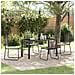 Set da Pranzo per Giardino 5 pcs Nero - Foto miniatura 2
