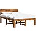 Letto matrimoniale con testiera ROSTOCK Naturale 135 x 190 cm - Foto miniatura 1