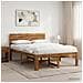 Letto matrimoniale con testiera ROSTOCK Naturale 135 x 190 cm - Foto miniatura 8