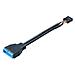 9-pin / 19-pin, USB 3.0 19-pin, USB 2.0 9-pin, Maschio / femmina, Nero, 0,1m - Foto miniatura 1