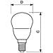 Lampadina a LED E14 5.5 W - Foto miniatura 2