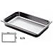 Bacinella Gastronorm In Acciaio Inox Gn 1/1 6 Pezzi Cm. 53x32,5 H. Cm. 10 - Foto miniatura 2