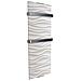 Chemin Arte Efydis Ef 113 Bianco Radiatore Per Muro Scaldasalviette Onda - Foto miniatura 1