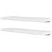 Mensole A Parete 4 Pz Bianche 80 Cm - Foto miniatura 2