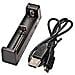 Caricabatterie Mc1 Usb X 18650 Sony Vtc5 Panasonic Ncr Samsung Icr Lg Mh1 - Foto miniatura 1