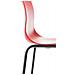 2 Sgabelli Alti HOOVER in Polipropilene - Set 2 Sgabelli Bar Design I Sedie Sgabello con Schienale I Sgabelli Ergonomici Rosso Nero - Foto miniatura 4