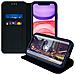 Custodia Apple Iphone 11 Portacarte Funzione Supporto Similpelle Liscia Blu - Foto miniatura 4