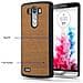 Custodia Compatibile Con Lg G3 In Woody Marrone - Hard Case Coperchio Di Protezione In Look Legno Contro I Graffi E Gli Urti - Foto miniatura 6