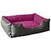 Lupi Letto Per Cane / gatto Cuccia Cuscino Per Cane, Divano Per Cane, Cestino Per Cane, Grigio / rosa S - Foto miniatura 1